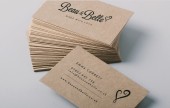 Classic and retro, our brown craft business cards are made from 100% recycled paper, and look great too.

Please also note that is is a 2 sided board, so there is a small difference between the colour on each side.

