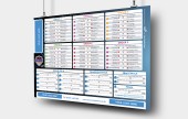 The Euros 2024 - Euros customised wall chart available in A3 and A2, folded to A4