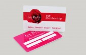 Coloured Plastic Business Cards - turn heads with this beautiful examples of business cards.
