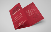 Maximise the potential of your folded leaflet with a good graphic design.