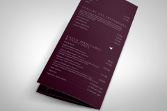 FREE Blank Folded Menu Templates