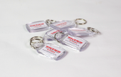 Stay in people's memory with a personalised key ring.