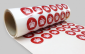 Stickers on a roll