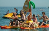 We attended Brighton's legendary 'Paddle Round The Pier' beach festival in July. 