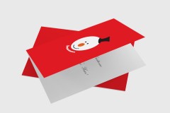 Snowman Head - Christmas Card Template