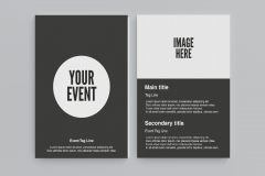 FREE Leaflet Download with a Circle Design