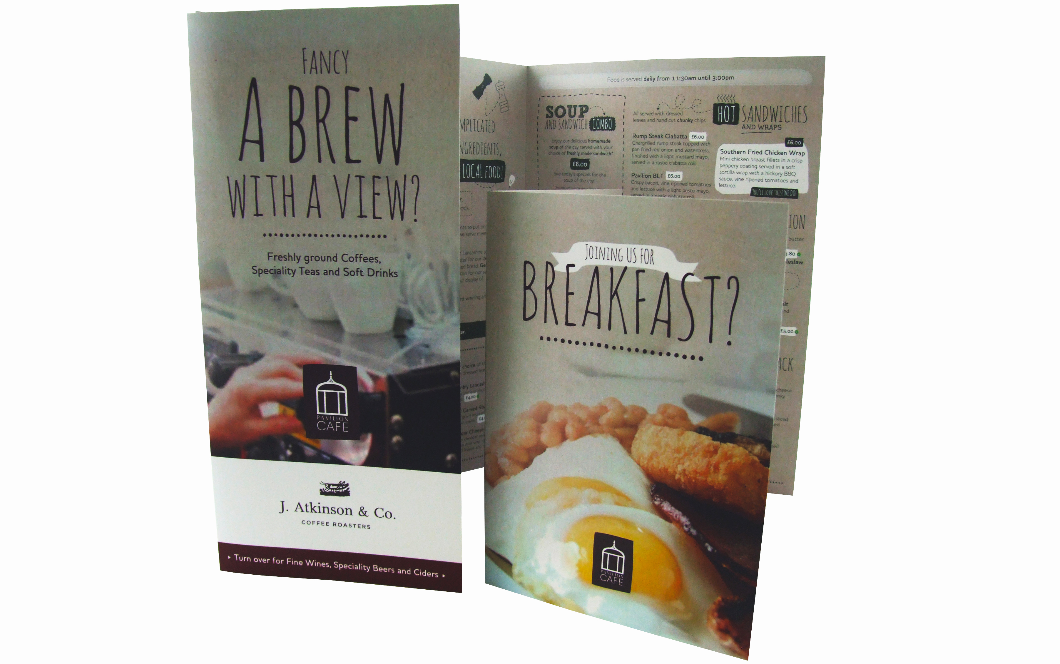 Laminated Menu Printing Full Colour Gloss, Matt and Velvet Folded