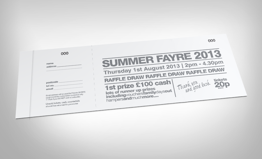 raffle ticket printing uk face media group